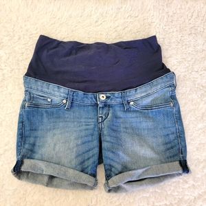 H&M Maternity denim jeans shorts sz 8